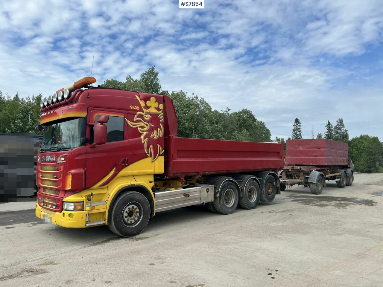 Tipper Truck Scania R500 with side tipper and ORY T 10 Tipper trailer - Kravas automašīna pašizgāzējs, Piekabe pašizgāzējs: foto 1 Tipper Truck Scania R500 with side tipper and ORY T 10 Tipper trailer - Kravas automašīna pašizgāzējs, Piekabe pašizgāzējs: foto 1