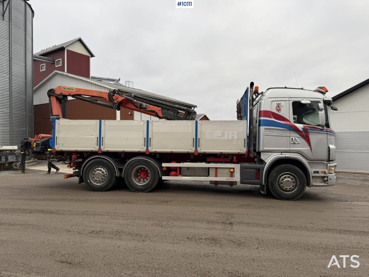 Bortu kravas automašīna/ Platforma, Kravas auto ar manipulatoru Tipper and crane truck Scania G400 with Palfinger PK 18002-EH rear-mounted crane: foto 10 Bortu kravas automašīna/ Platforma, Kravas auto ar manipulatoru Tipper and crane truck Scania G400 with Palfinger PK 18002-EH rear-mounted crane: foto 10