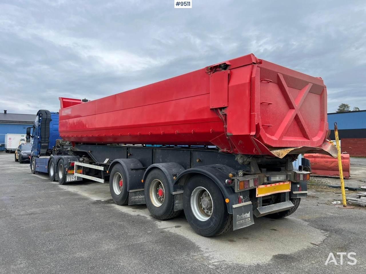 Tipper trailer Kilafors - Puspiekabe pašizgāzējs: foto 3 Tipper trailer Kilafors - Puspiekabe pašizgāzējs: foto 3