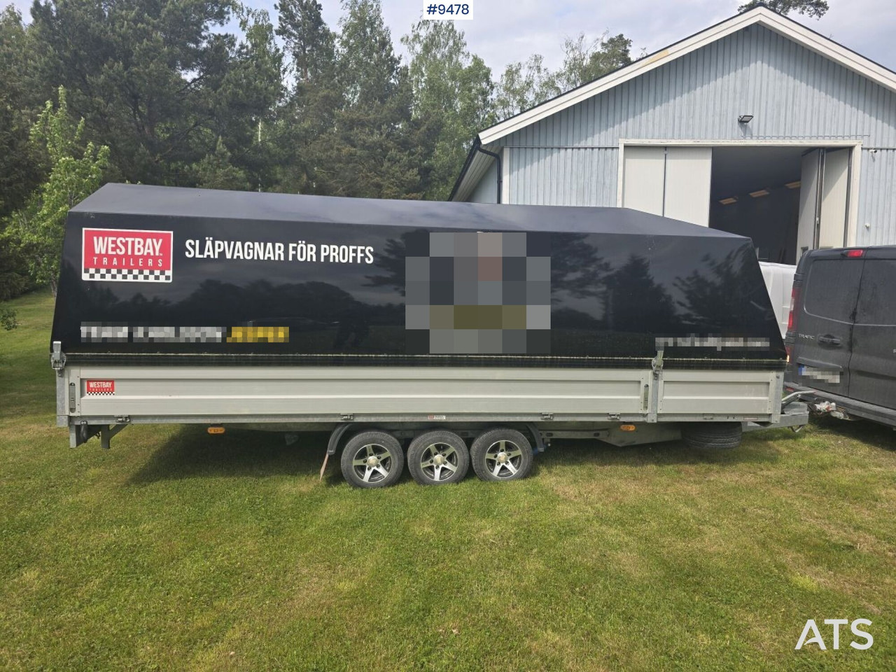 Trailer Agados Adam 15 with tipper and winch - Piekabe pašizgāzējs: foto 3 Trailer Agados Adam 15 with tipper and winch - Piekabe pašizgāzējs: foto 3