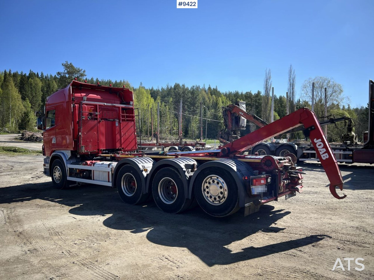 Tridem Hooklift Truck Scania G490 with plow brackets - Pacēlājs ar āķi: foto 4 Tridem Hooklift Truck Scania G490 with plow brackets - Pacēlājs ar āķi: foto 4