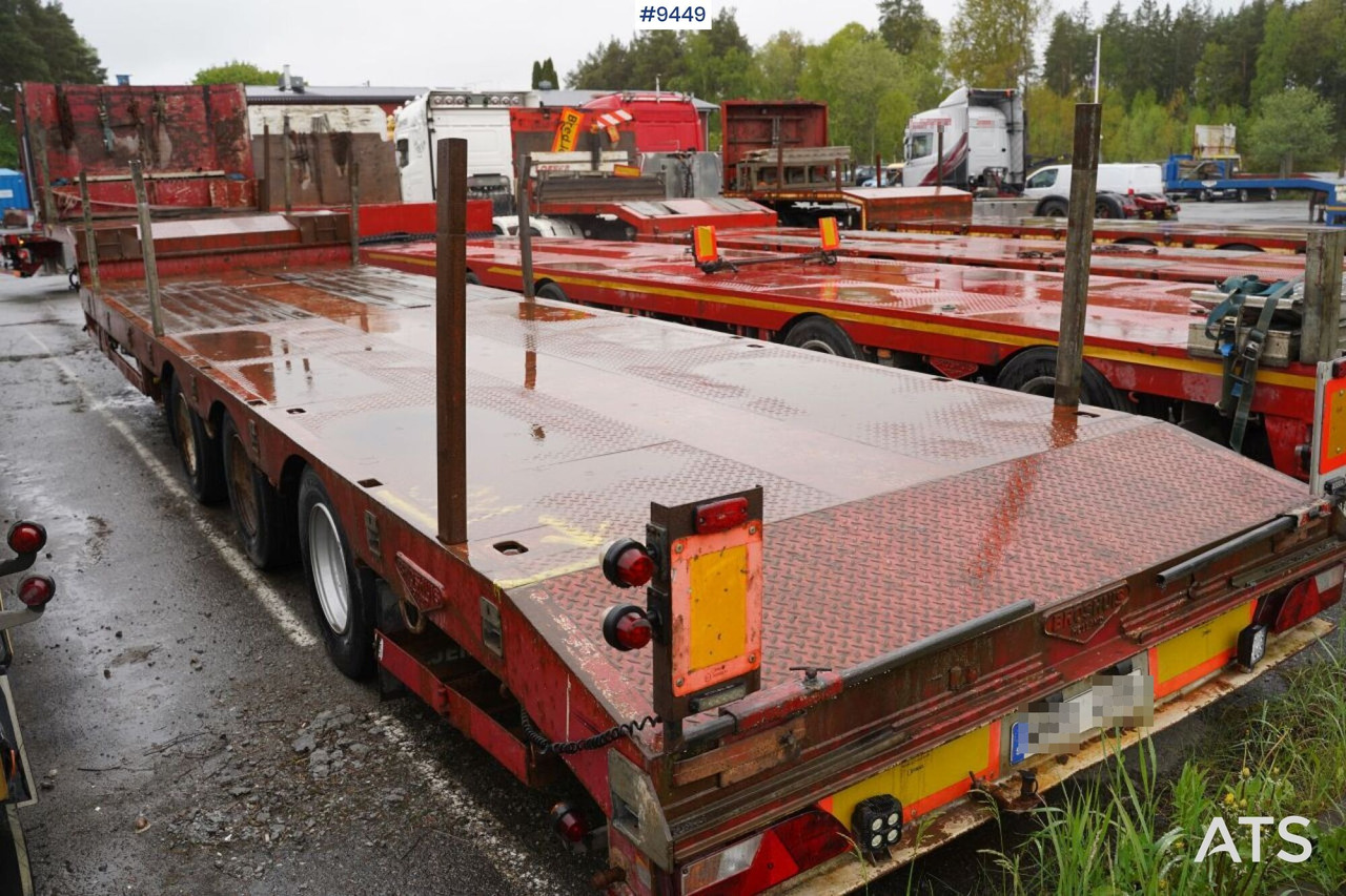 Trombon trailer BROSHUIS E-2190/27 - Piekabe zema profila platforma: foto 1 Trombon trailer BROSHUIS E-2190/27 - Piekabe zema profila platforma: foto 1