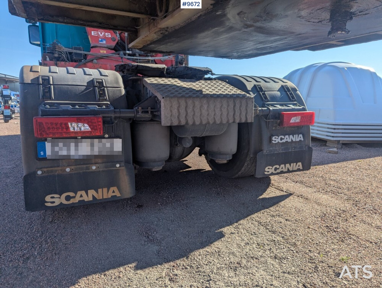 Tractor unit with crane Scania R410 4X2 - Vilcējs: foto 3 Tractor unit with crane Scania R410 4X2 - Vilcējs: foto 3