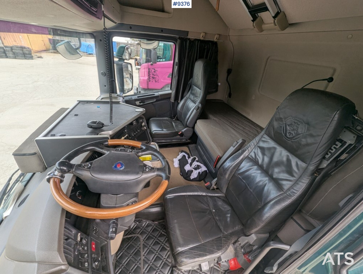 Vilcējs Truck unit Scania R730 V8 6X2 with RKP tipping trailer (VIDEO): foto 6