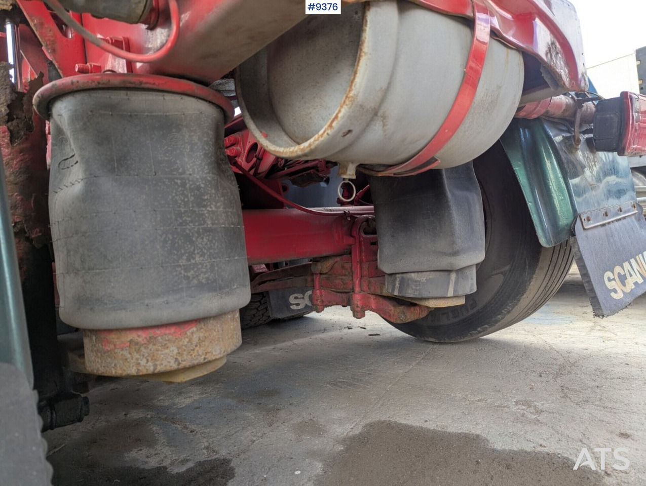Vilcējs Truck unit Scania R730 V8 6X2 with RKP tipping trailer (VIDEO): foto 13