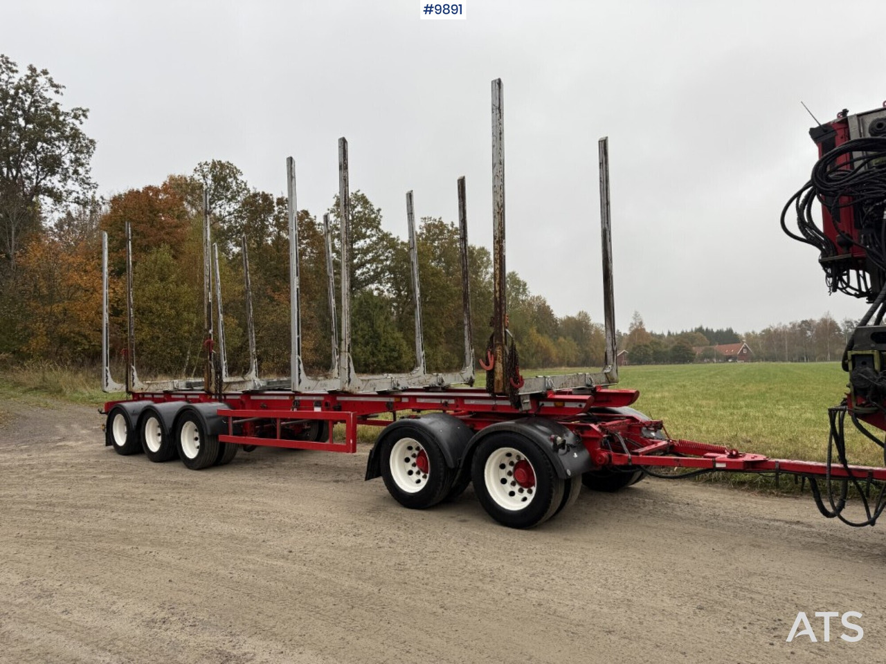 Volvo FH64 R Timber truck, trailer and crane - Kokvedējs, Kravas auto ar manipulatoru: foto 4 Volvo FH64 R Timber truck, trailer and crane - Kokvedējs, Kravas auto ar manipulatoru: foto 4