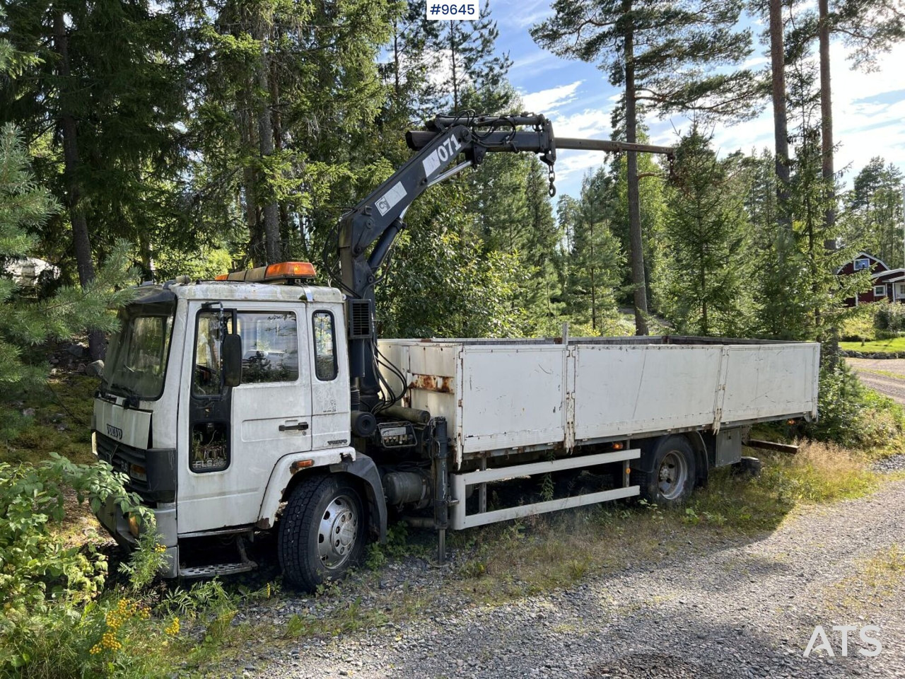 Volvo FL 614 4X2 Crane truck Repair object (VIDEO) - Bortu kravas automašīna/ Platforma, Kravas auto ar manipulatoru: foto 3 Volvo FL 614 4X2 Crane truck Repair object (VIDEO) - Bortu kravas automašīna/ Platforma, Kravas auto ar manipulatoru: foto 3