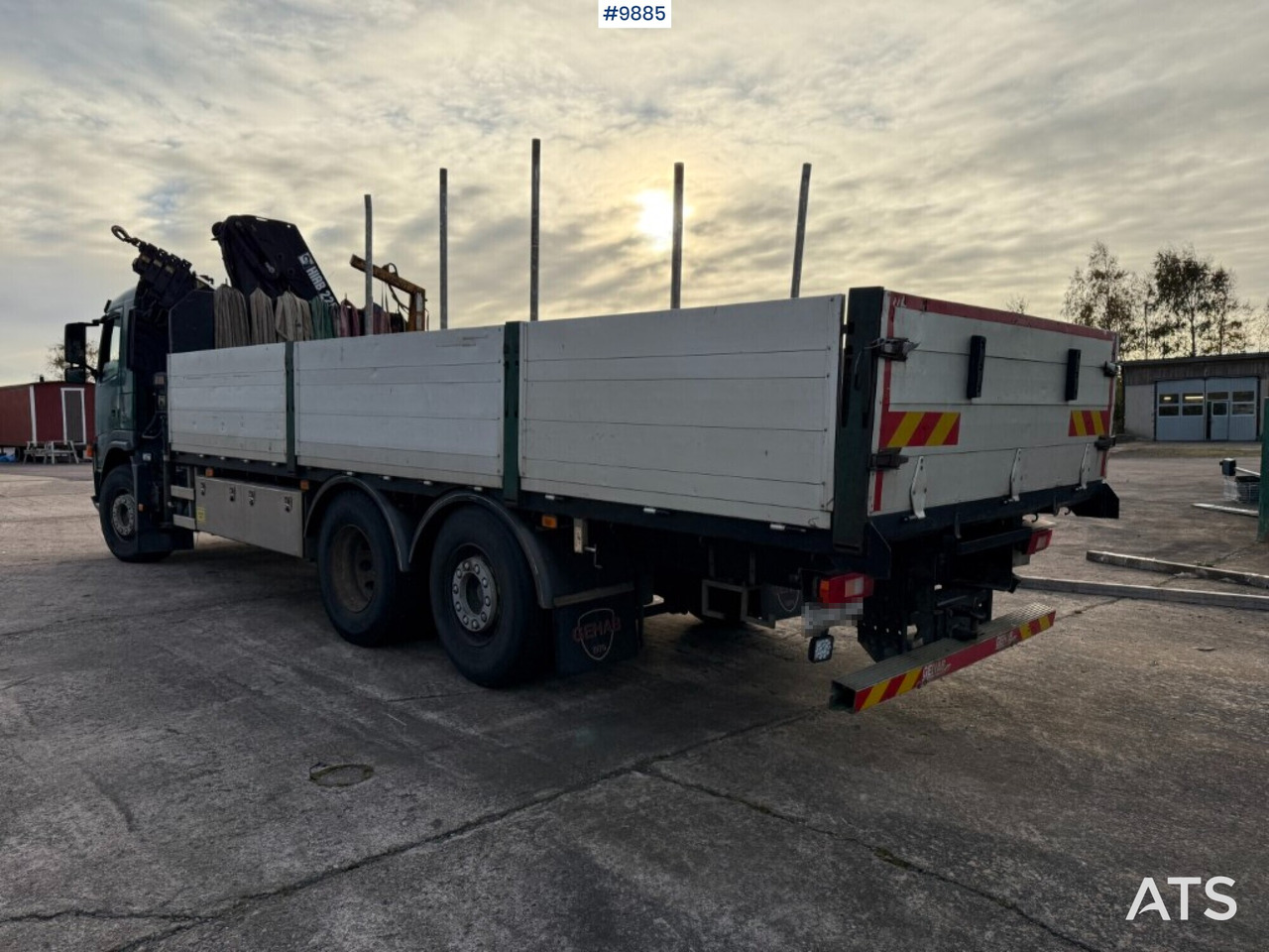 Volvo FM 340 6x2 crane truck with Hiab 220 (VIDEO) - Bortu kravas automašīna/ Platforma, Kravas auto ar manipulatoru: foto 3 Volvo FM 340 6x2 crane truck with Hiab 220 (VIDEO) - Bortu kravas automašīna/ Platforma, Kravas auto ar manipulatoru: foto 3