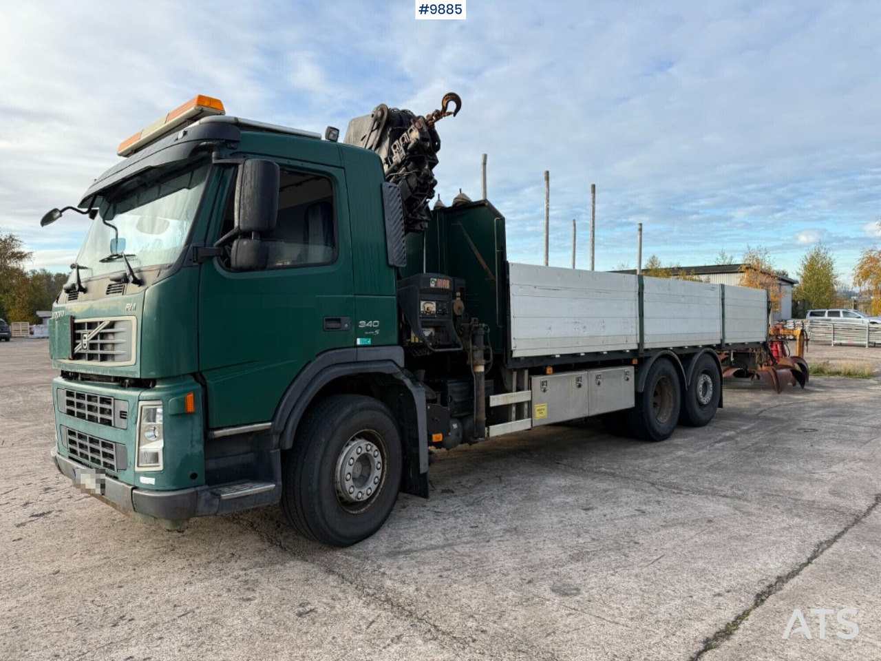 Volvo FM 340 6x2 crane truck with Hiab 220 (VIDEO) - Bortu kravas automašīna/ Platforma, Kravas auto ar manipulatoru: foto 1 Volvo FM 340 6x2 crane truck with Hiab 220 (VIDEO) - Bortu kravas automašīna/ Platforma, Kravas auto ar manipulatoru: foto 1