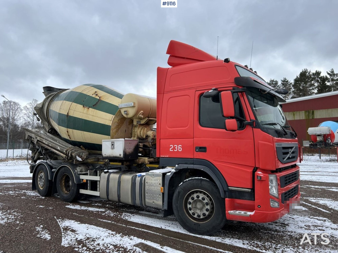Volvo FM 6X2 Quick lock with concrete rotator (VIDEO) - Betonvedējs: foto 2 Volvo FM 6X2 Quick lock with concrete rotator (VIDEO) - Betonvedējs: foto 2