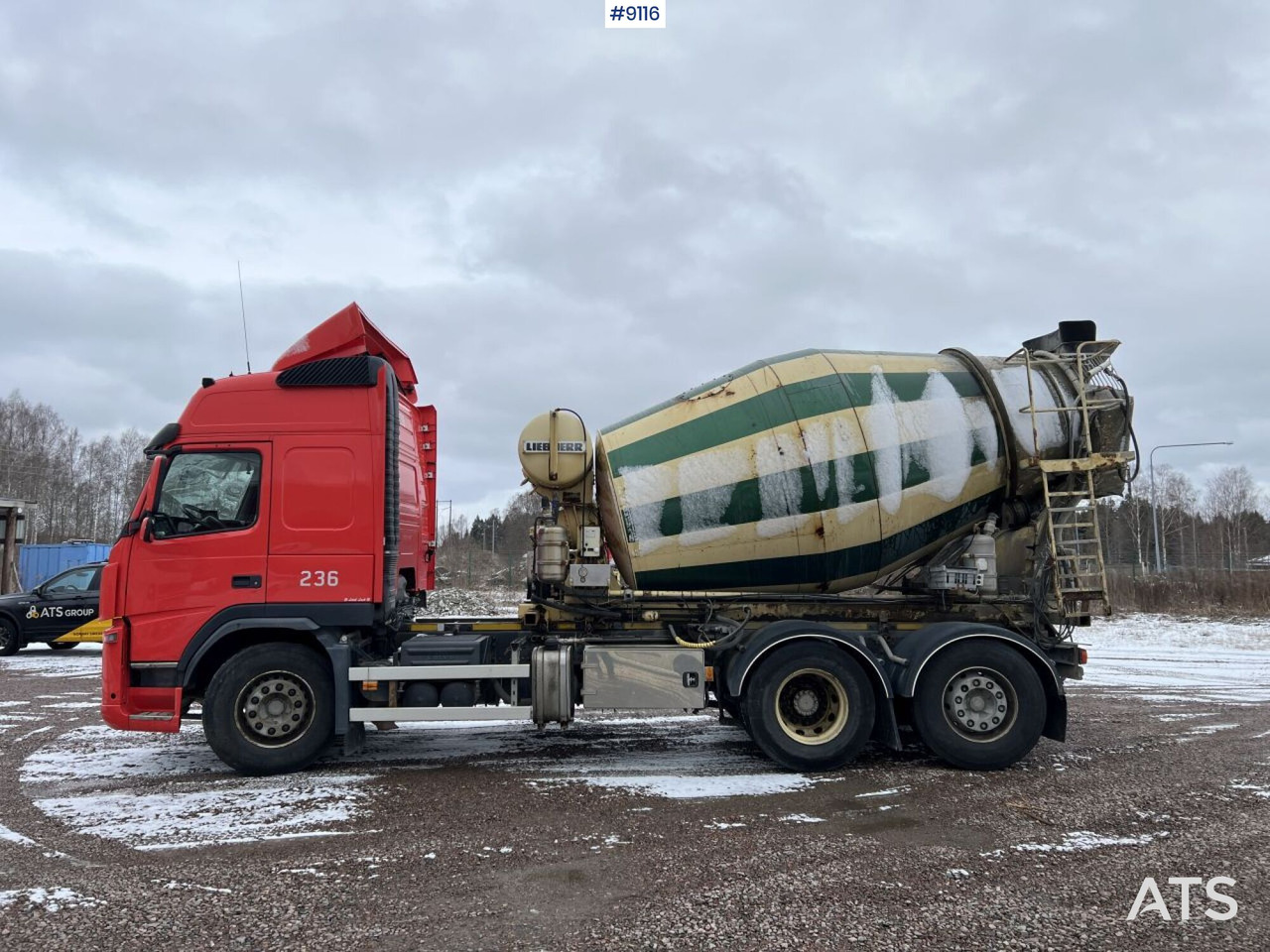 Volvo FM 6X2 Quick lock with concrete rotator (VIDEO) - Betonvedējs: foto 3 Volvo FM 6X2 Quick lock with concrete rotator (VIDEO) - Betonvedējs: foto 3