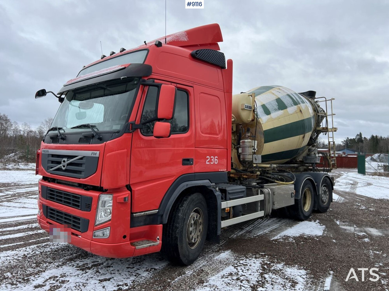 Volvo FM 6X2 Quick lock with concrete rotator (VIDEO) - Betonvedējs: foto 1 Volvo FM 6X2 Quick lock with concrete rotator (VIDEO) - Betonvedējs: foto 1