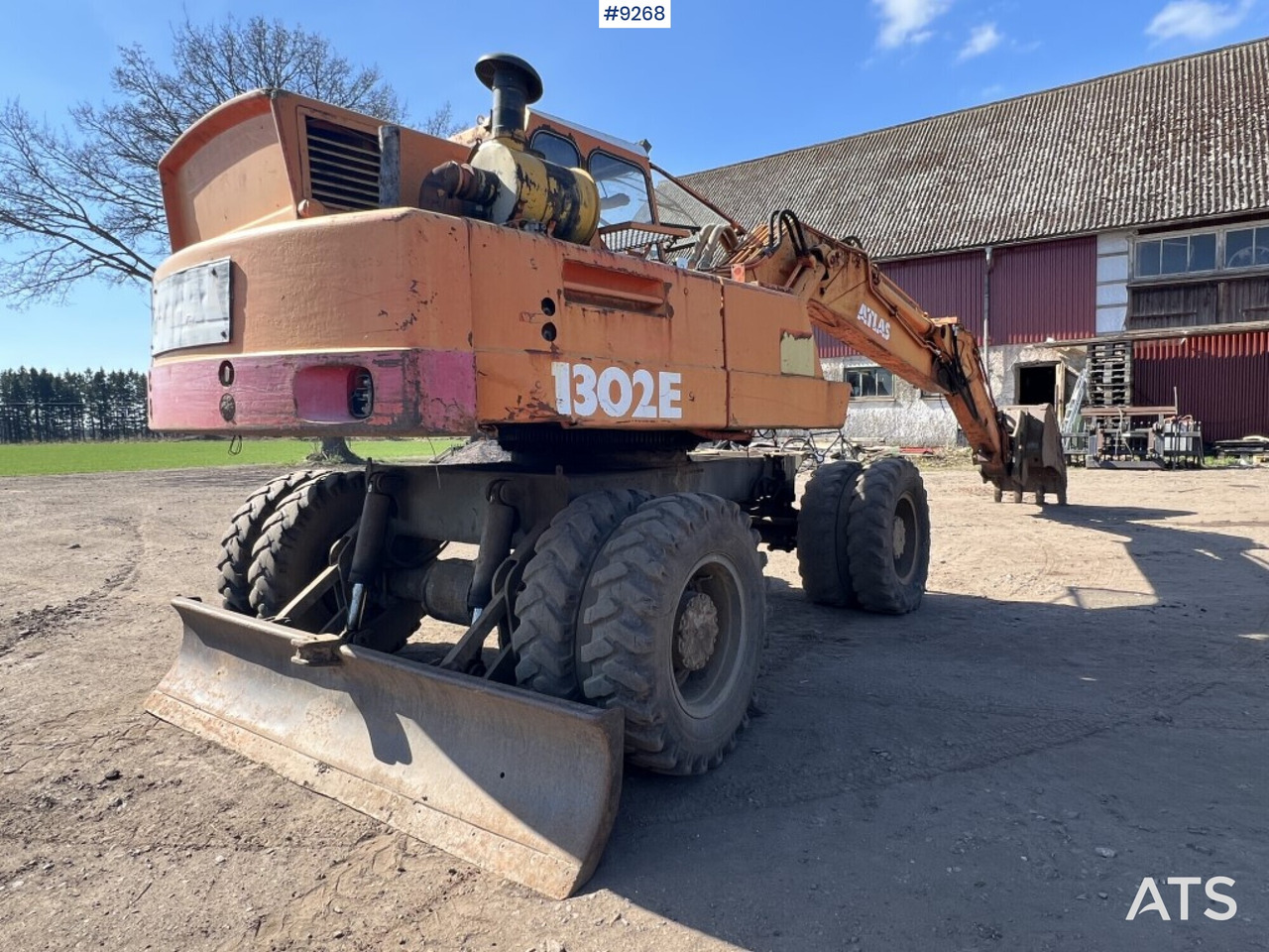 Wheel excavator Atlas 1302E - Rep object - Riteņu ekskavators: foto 5 Wheel excavator Atlas 1302E - Rep object - Riteņu ekskavators: foto 5