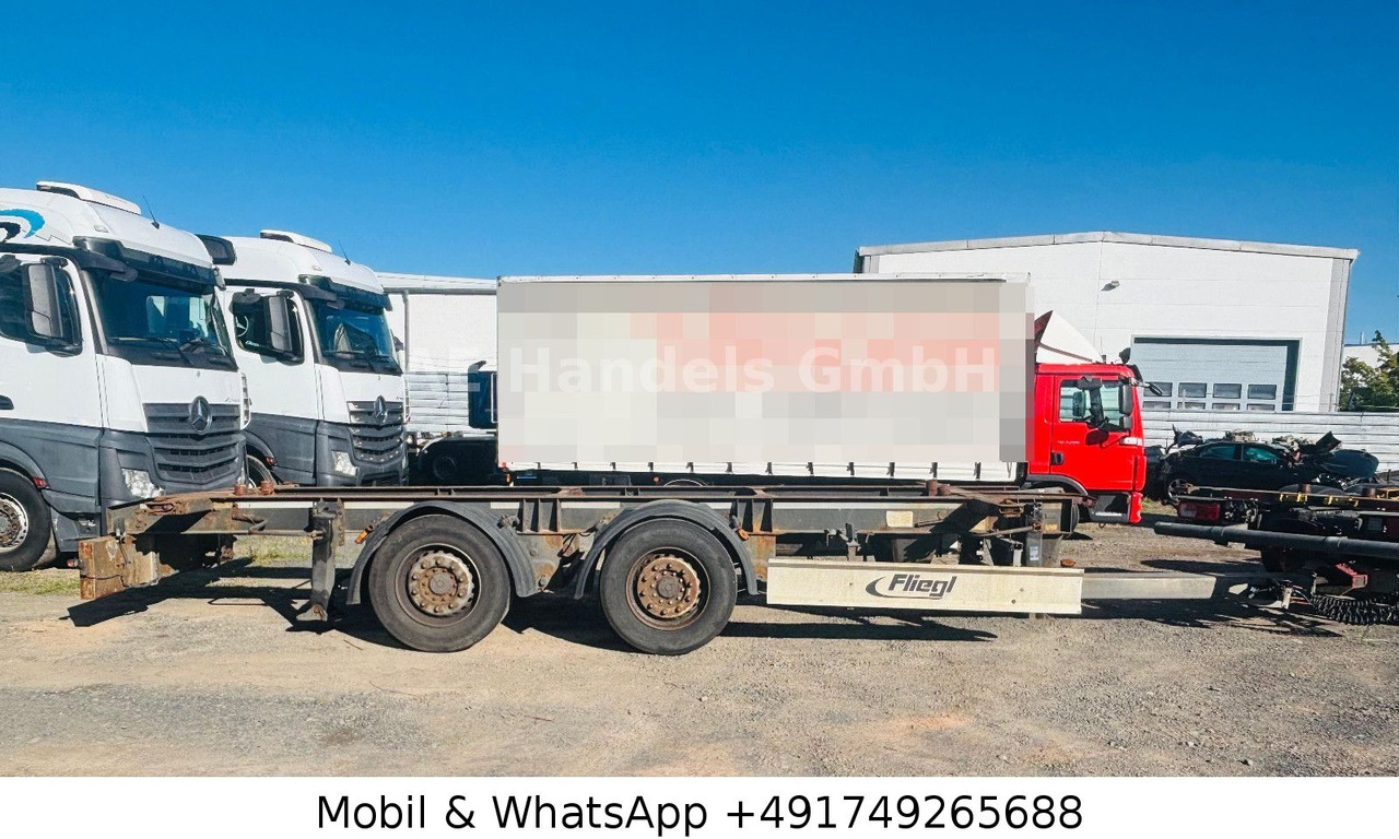 Fliegl TWP 180 Tandem BDF Tiefgekoppelt *Scheibenbremse - Piekabe šasija: foto 2 Fliegl TWP 180 Tandem BDF Tiefgekoppelt *Scheibenbremse - Piekabe šasija: foto 2