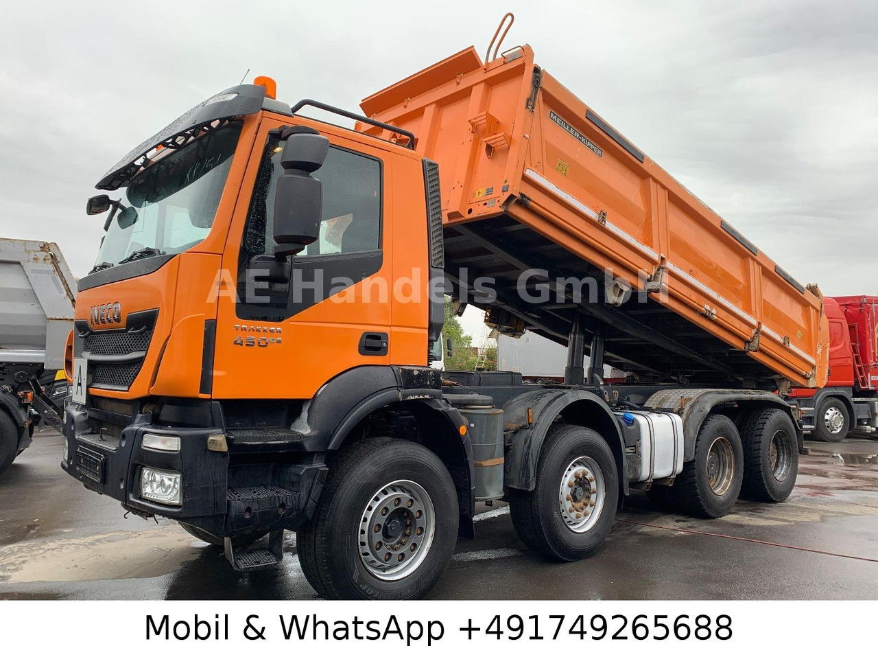 Iveco Trakker 450 E6 BB 8x4 Meiller *13m³/Bordmatik/AP - Kravas automašīna pašizgāzējs: foto 3 Iveco Trakker 450 E6 BB 8x4 Meiller *13m³/Bordmatik/AP - Kravas automašīna pašizgāzējs: foto 3