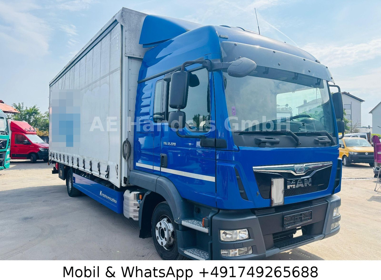 MAN TGL 12.220 LX BL*Tautliner/Edscha/LBW/Standklima - Kravas automašīna ar tentu: foto 1 MAN TGL 12.220 LX BL*Tautliner/Edscha/LBW/Standklima - Kravas automašīna ar tentu: foto 1