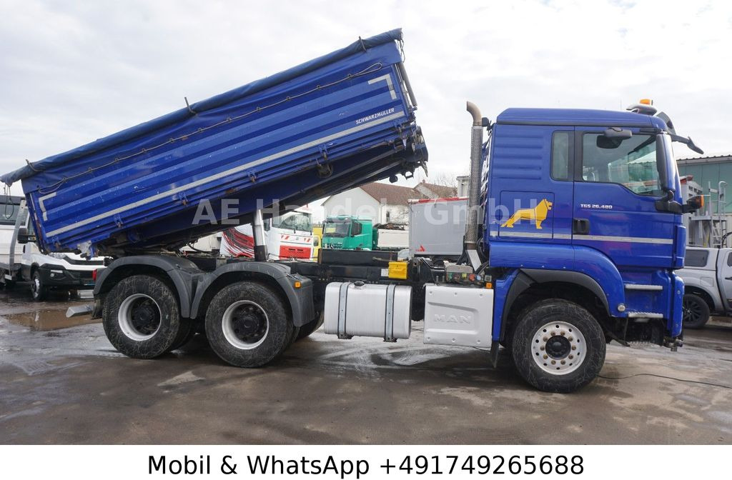 MAN TGS 26.480 XLX BB 6x4*Pritarder/Manual/Bordmatik - Kravas automašīna pašizgāzējs: foto 5 MAN TGS 26.480 XLX BB 6x4*Pritarder/Manual/Bordmatik - Kravas automašīna pašizgāzējs: foto 5