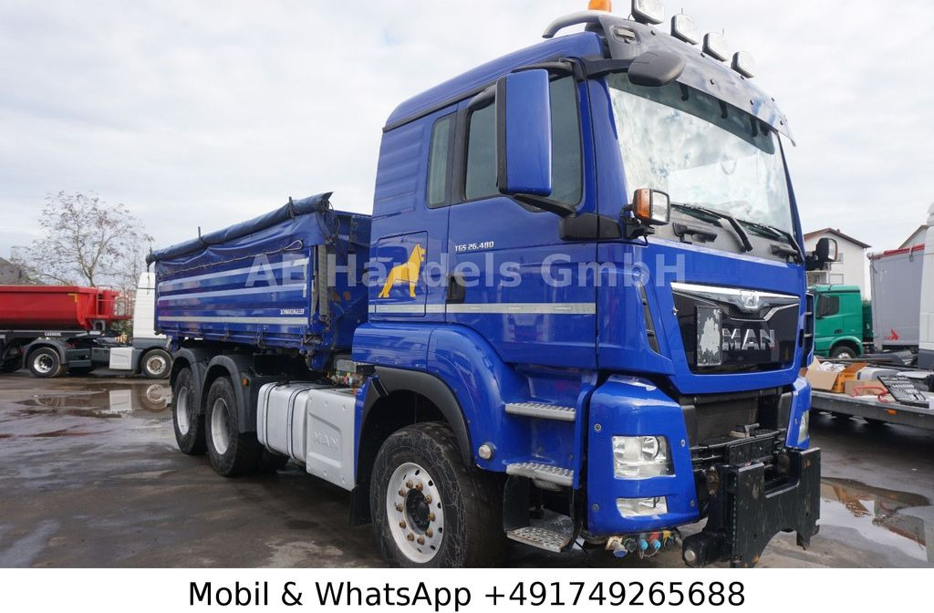 Kravas automašīna pašizgāzējs MAN TGS 26.480 XLX BB 6x4*Pritarder/Manual/Bordmatik: foto 30