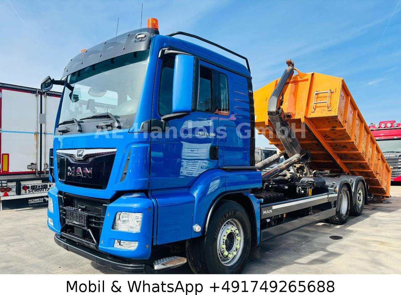 MAN TGS 26.500 L BL 6x2 *Retarder/Lenk+Lift/MEILLER - Pacēlājs ar āķi, Kravas auto ar manipulatoru: foto 1 MAN TGS 26.500 L BL 6x2 *Retarder/Lenk+Lift/MEILLER - Pacēlājs ar āķi, Kravas auto ar manipulatoru: foto 1