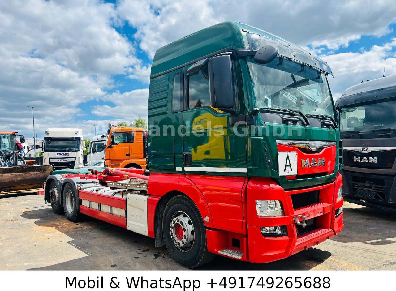Pacēlājs ar āķi, Kravas auto ar manipulatoru MAN TGX 26.440 XLX BL 6x2 *Retarder/MEILLER-RK-20.65: foto 26