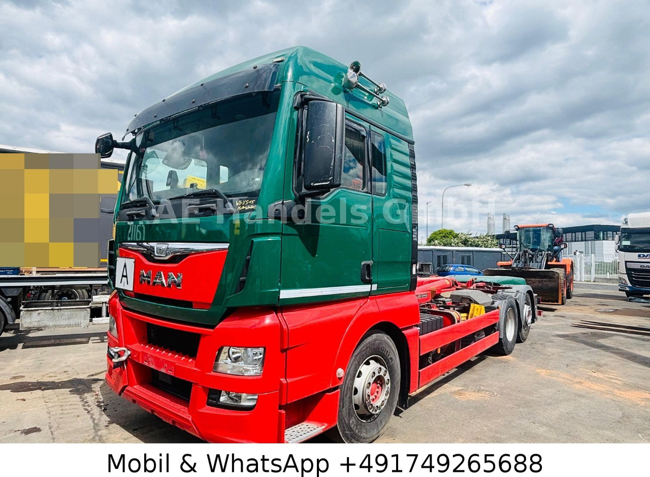 Pacēlājs ar āķi, Kravas auto ar manipulatoru MAN TGX 26.440 XLX BL 6x2 *Retarder/MEILLER-RK-20.65: foto 6