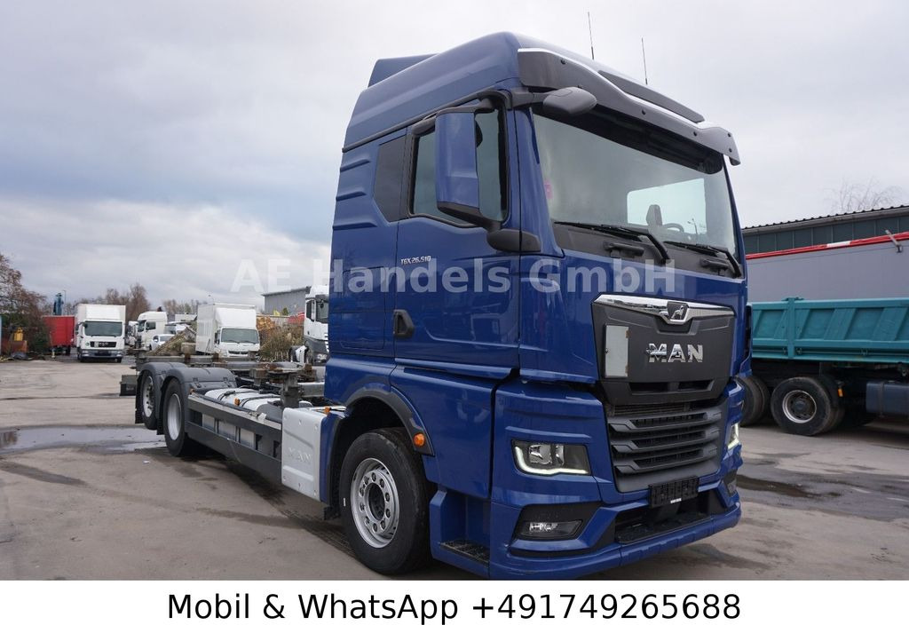 MAN TGX 26.510 GM LL BDF Multiwechsler*Retarder/Lift - Šasija kravas automašīna: foto 1 MAN TGX 26.510 GM LL BDF Multiwechsler*Retarder/Lift - Šasija kravas automašīna: foto 1