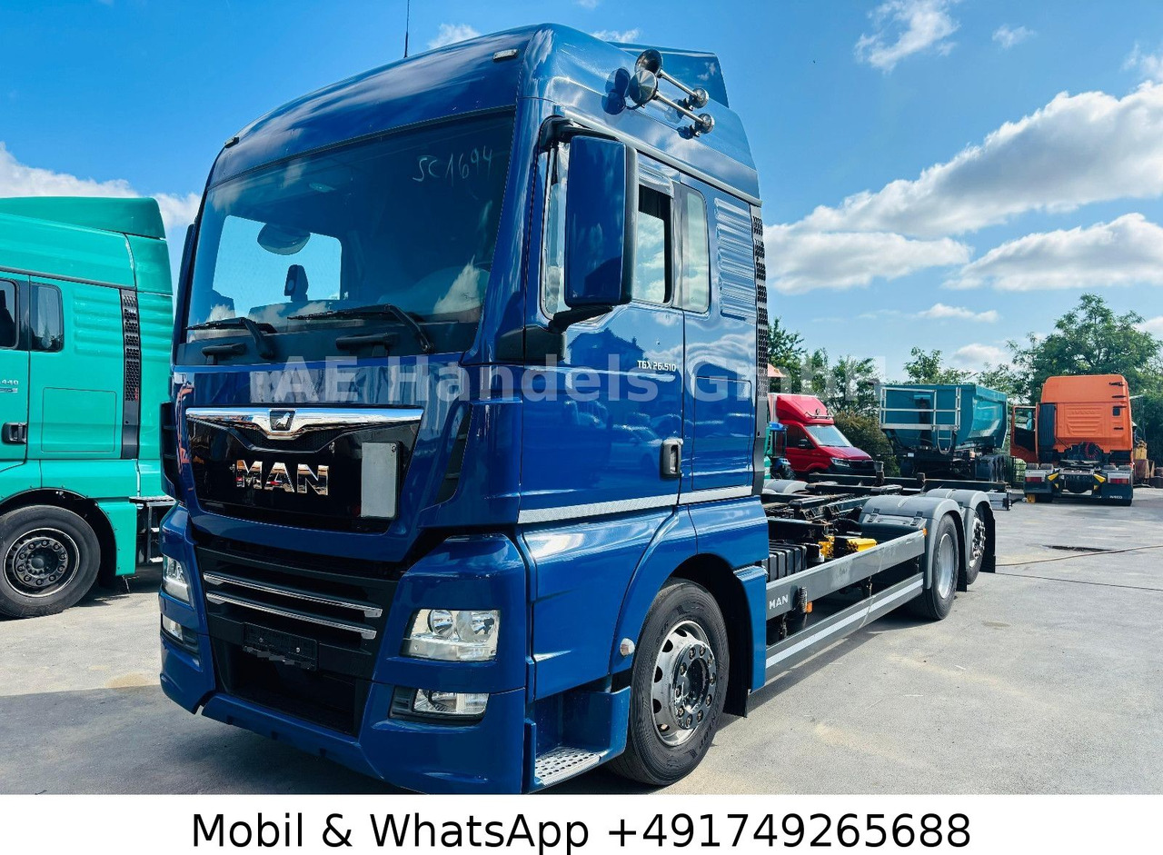 MAN TGX 26.510 XLX LL 6x2*Retarder/Lenk+Lift/ACC/LDW - Šasija kravas automašīna: foto 1 MAN TGX 26.510 XLX LL 6x2*Retarder/Lenk+Lift/ACC/LDW - Šasija kravas automašīna: foto 1