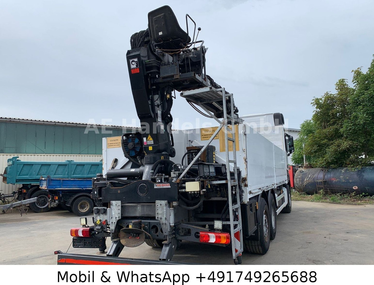 Mercedes-Benz Actros IV 2645 L LL 6x2 *Retarder/Hiab-177K-Pro - Kravas auto ar manipulatoru: foto 5 Mercedes-Benz Actros IV 2645 L LL 6x2 *Retarder/Hiab-177K-Pro - Kravas auto ar manipulatoru: foto 5