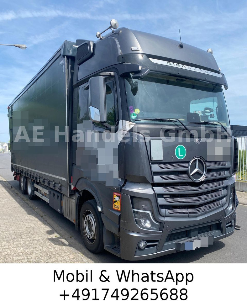 Mercedes-Benz Actros V 2540 L *Hubdach/Lenk+Lift/LBW-2,8m - Kravas automašīna ar tentu: foto 1 Mercedes-Benz Actros V 2540 L *Hubdach/Lenk+Lift/LBW-2,8m - Kravas automašīna ar tentu: foto 1