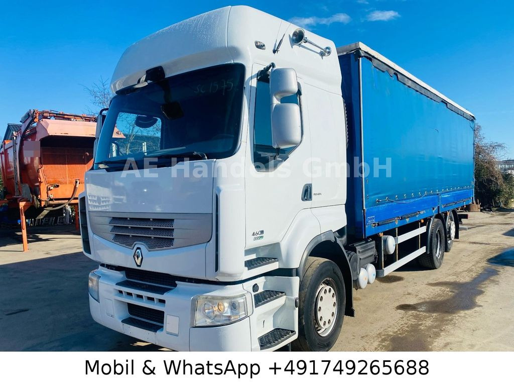 Renault Premium 460 LL *EEV / 3.Lenk+Lift / AHK / Klima - Kravas automašīna ar tentu: foto 1 Renault Premium 460 LL *EEV / 3.Lenk+Lift / AHK / Klima - Kravas automašīna ar tentu: foto 1