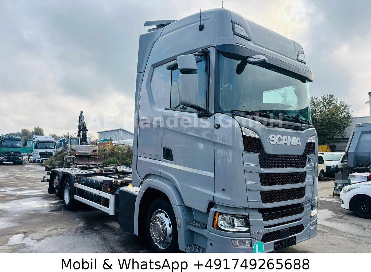 Scania S450 HighLine BDF *Retarder/Lenk+Lift/Multi/LBW - Konteineru vedējs/ Kravas automašīna ar noņemamā virsbūve: foto 1 Scania S450 HighLine BDF *Retarder/Lenk+Lift/Multi/LBW - Konteineru vedējs/ Kravas automašīna ar noņemamā virsbūve: foto 1