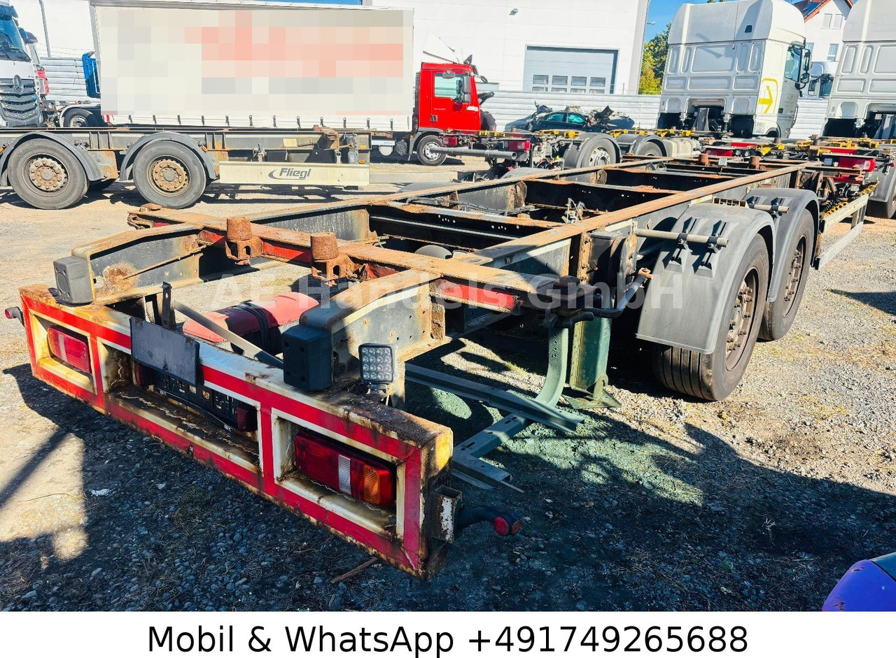 Schmitz Cargobull ZWF 18/L Tandem BDF Tiefgekoppelt*Scheibenbremse - Piekabe šasija: foto 3 Schmitz Cargobull ZWF 18/L Tandem BDF Tiefgekoppelt*Scheibenbremse - Piekabe šasija: foto 3