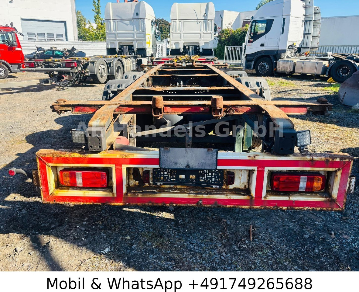 Schmitz Cargobull ZWF 18/L Tandem BDF Tiefgekoppelt*Scheibenbremse - Piekabe šasija: foto 4 Schmitz Cargobull ZWF 18/L Tandem BDF Tiefgekoppelt*Scheibenbremse - Piekabe šasija: foto 4