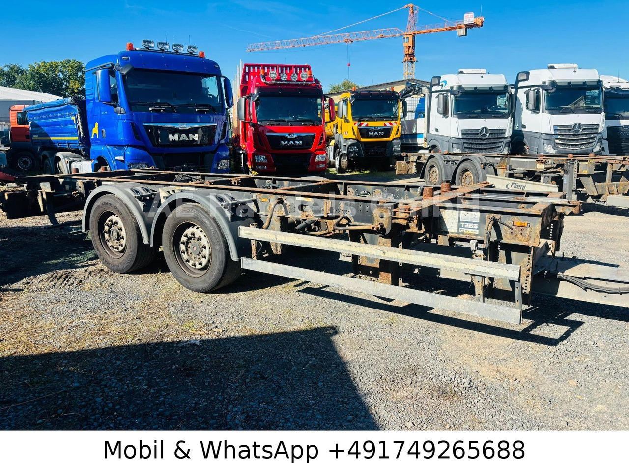 Schmitz Cargobull ZWF 18/L Tandem BDF Tiefgekoppelt*Scheibenbremse - Piekabe šasija: foto 2 Schmitz Cargobull ZWF 18/L Tandem BDF Tiefgekoppelt*Scheibenbremse - Piekabe šasija: foto 2