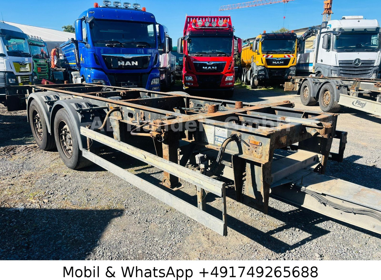 Schmitz Cargobull ZWF 18/L Tandem BDF Tiefgekoppelt*Scheibenbremse - Piekabe šasija: foto 1 Schmitz Cargobull ZWF 18/L Tandem BDF Tiefgekoppelt*Scheibenbremse - Piekabe šasija: foto 1