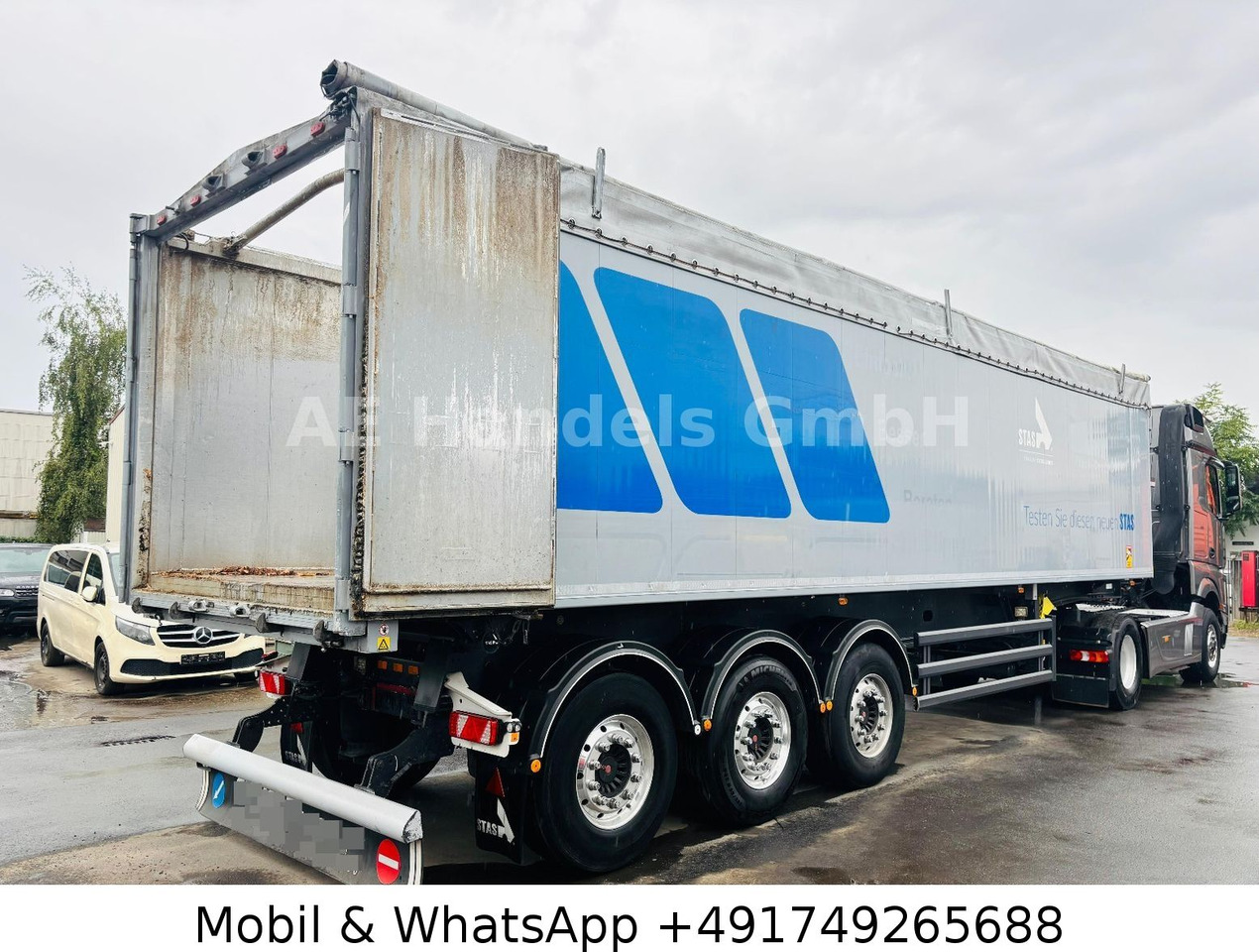 Stas S300CX *55m³/Aluminium/Lift/Alcoa/Smartboard - Puspiekabe pašizgāzējs: foto 5 Stas S300CX *55m³/Aluminium/Lift/Alcoa/Smartboard - Puspiekabe pašizgāzējs: foto 5