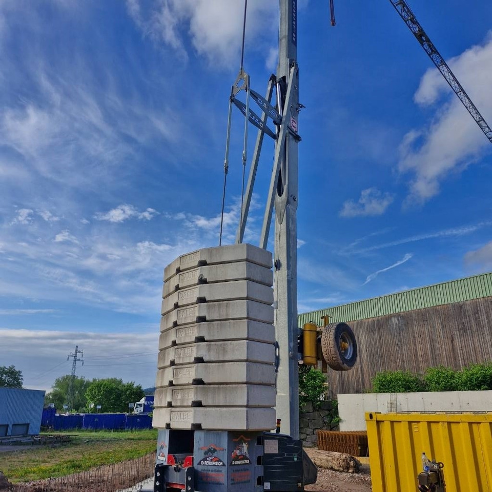 Dalbe Dalbe DB 50 1er Main /Certificat CE Non Endommagée - Ātri uzstādāms torņa celtnis: foto 3 Dalbe Dalbe DB 50 1er Main /Certificat CE Non Endommagée - Ātri uzstādāms torņa celtnis: foto 3