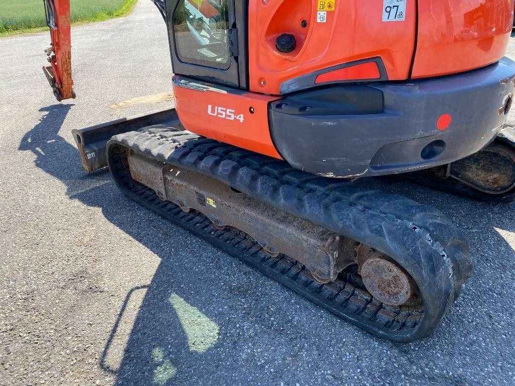 Mini-ekskavators Kubota U55-4 1er Main/Certificat CE endommagée: foto 28