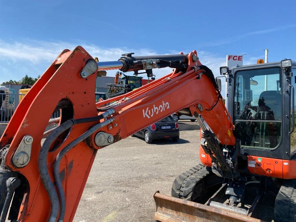 Mini-ekskavators Kubota U55-4 1er Main/Certificat CE endommagée: foto 20