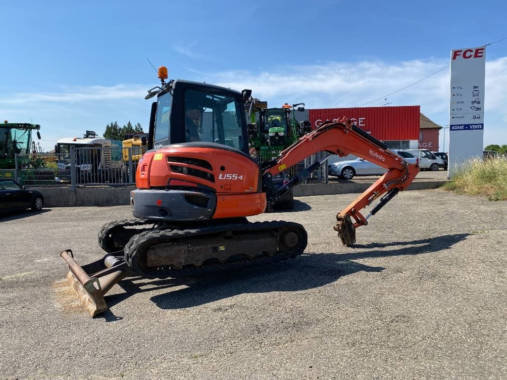 Mini-ekskavators Kubota U55-4 1er Main/Certificat CE endommagée: foto 7