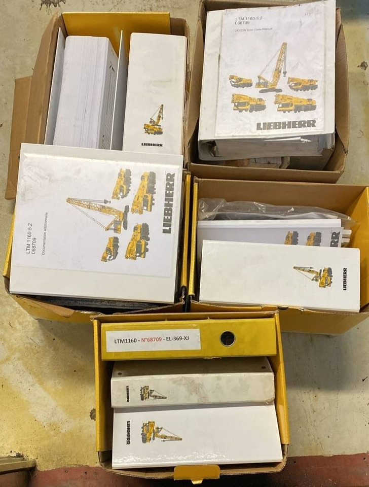 Autoceltnis Liebherr LTM 1160 - 5.2 Certificat CE endommagée: foto 18