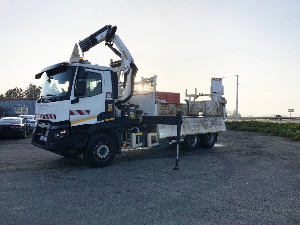 Renault C430 Dti11-Palfinger PK19.001/Tri-Benne endommagé - Kravas automašīna pašizgāzējs: foto 3 Renault C430 Dti11-Palfinger PK19.001/Tri-Benne endommagé - Kravas automašīna pašizgāzējs: foto 3