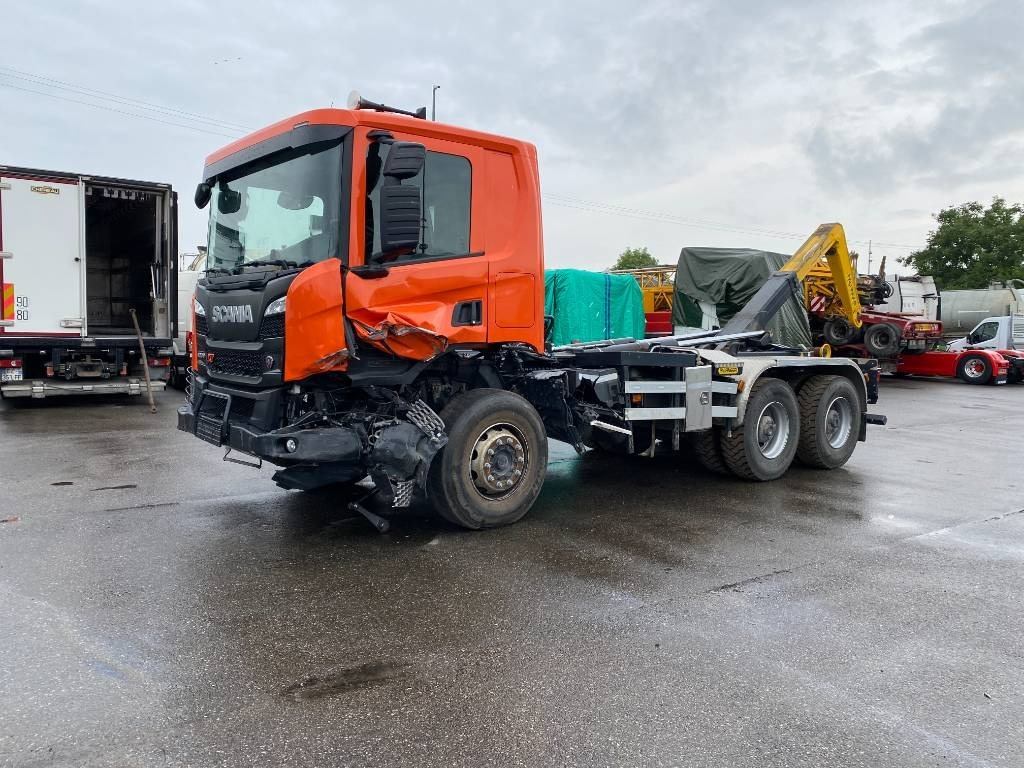 Scania P420 XT-3Pedales / PALFINGER PTH20SLD5 endommagé - Pacēlājs ar āķi: foto 2 Scania P420 XT-3Pedales / PALFINGER PTH20SLD5 endommagé - Pacēlājs ar āķi: foto 2