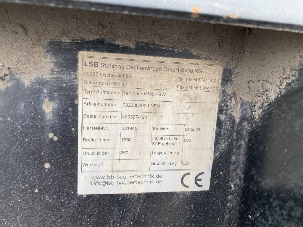 Riteņu iekrāvējs Yanmar V 100 / Certificat CE endommagée: foto 8