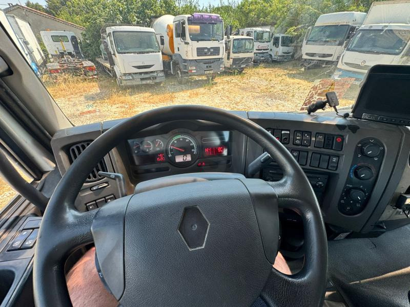 Bortu kravas automašīna/ Platforma, Kravas auto ar manipulatoru Renault PREMIUM 370 DXI PLATEAU RIDELLES GRUE: foto 17