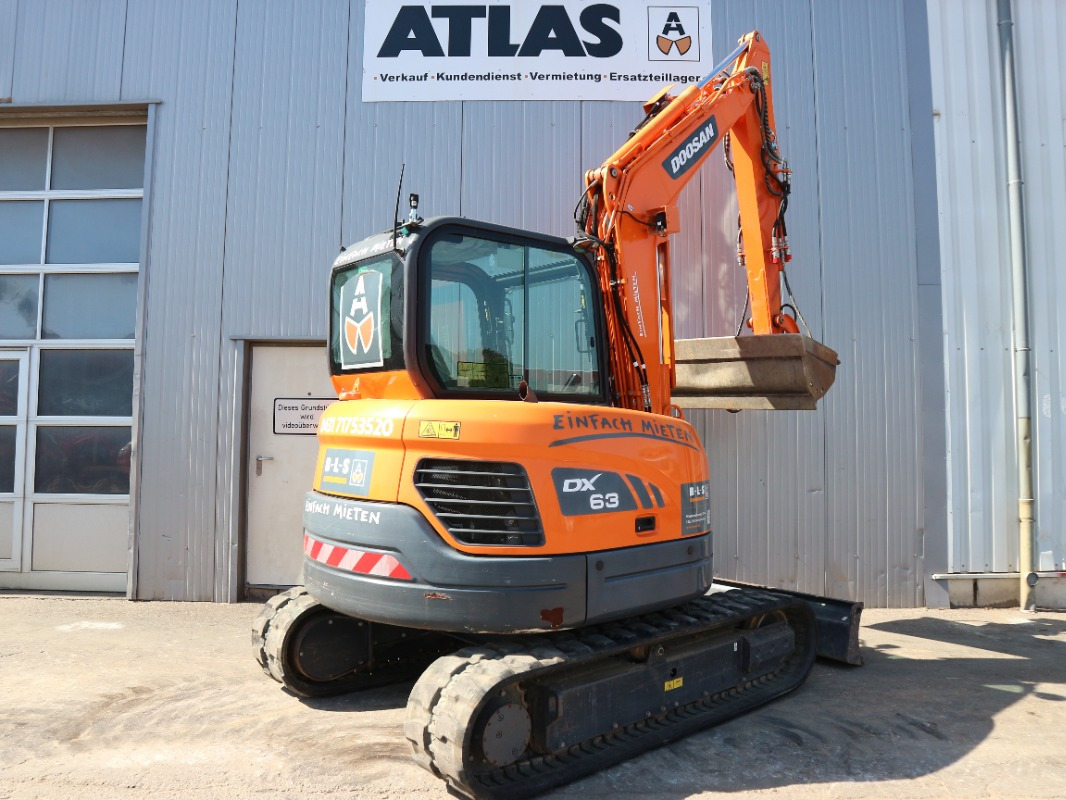 Doosan DX63-3 - Mini-ekskavators: foto 3 Doosan DX63-3 - Mini-ekskavators: foto 3