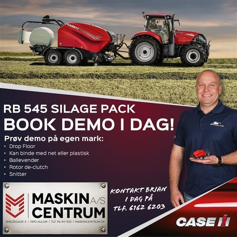 Rituļu prese Case IH RB 545 silage pack Med ballevender: foto 7