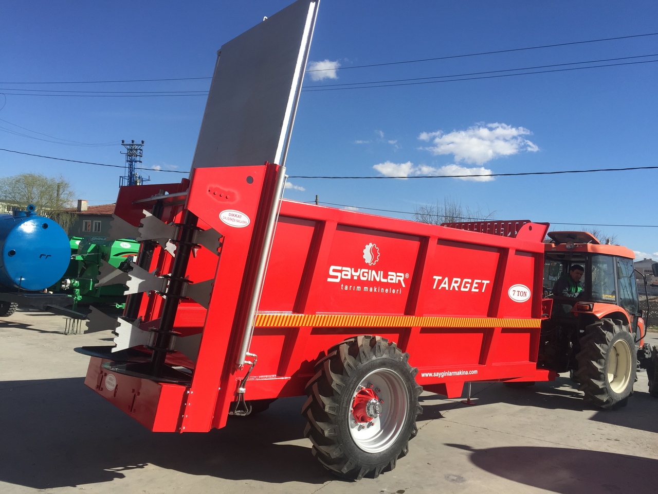 TARGET 10 TON HYDRAULIC PUSH MANURE SPREADER - Organisko mēslu izkliedētājs: foto 5 TARGET 10 TON HYDRAULIC PUSH MANURE SPREADER - Organisko mēslu izkliedētājs: foto 5