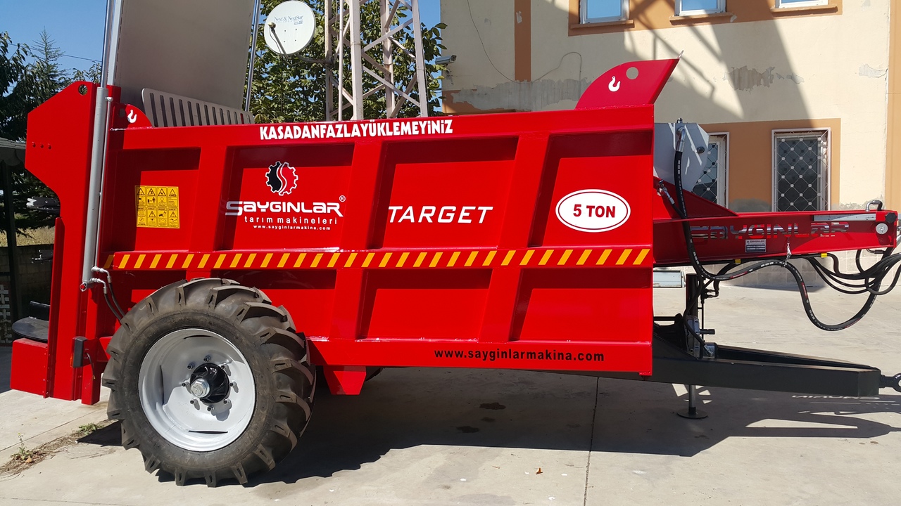 TARGET 5 TON HYDRAULIC PUSH MANURE SPREADER - Organisko mēslu izkliedētājs: foto 4 TARGET 5 TON HYDRAULIC PUSH MANURE SPREADER - Organisko mēslu izkliedētājs: foto 4