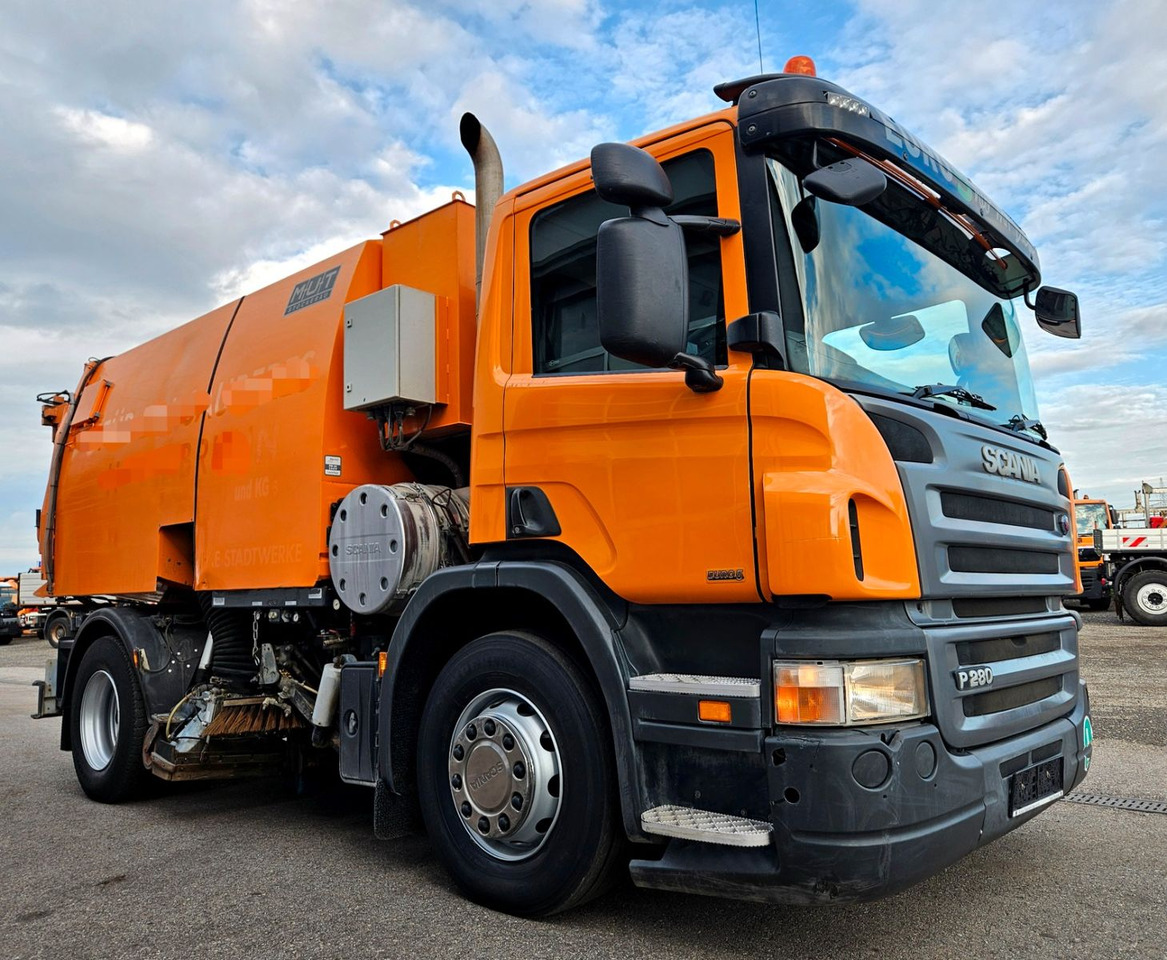 Scania P280 Euro5 MUT 7m3 Hydrostat - Ielu tīrīšanas mašīna: foto 1 Scania P280 Euro5 MUT 7m3 Hydrostat - Ielu tīrīšanas mašīna: foto 1